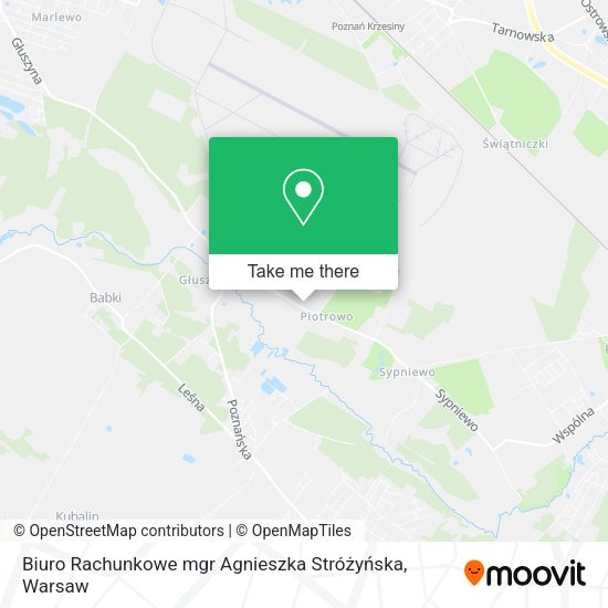 Biuro Rachunkowe mgr Agnieszka Stróżyńska map