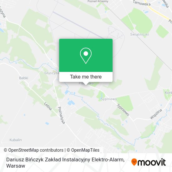 Dariusz Bińczyk Zakład Instalacyjny Elektro-Alarm map