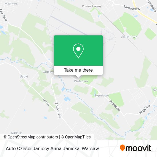 Auto Części Janiccy Anna Janicka map