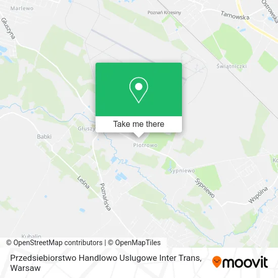 Карта Przedsiebiorstwo Handlowo Uslugowe Inter Trans