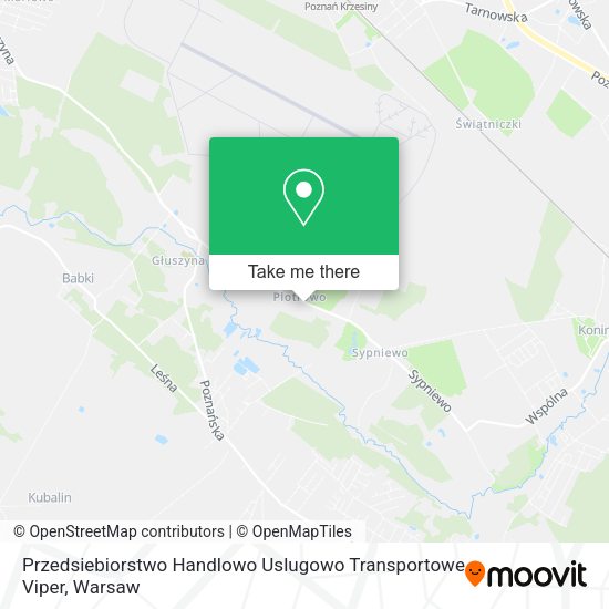 Карта Przedsiebiorstwo Handlowo Uslugowo Transportowe Viper