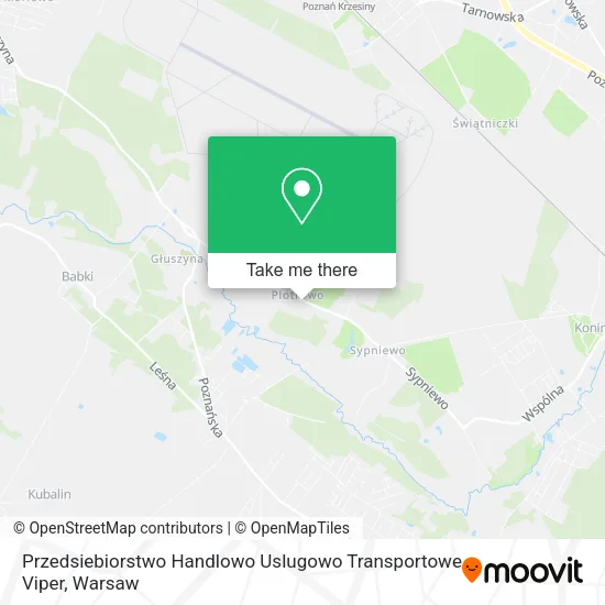 Карта Przedsiebiorstwo Handlowo Uslugowo Transportowe Viper