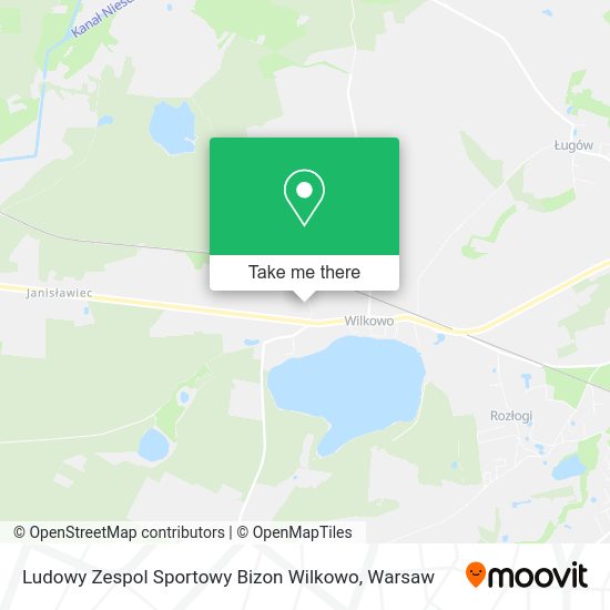 Ludowy Zespol Sportowy Bizon Wilkowo map