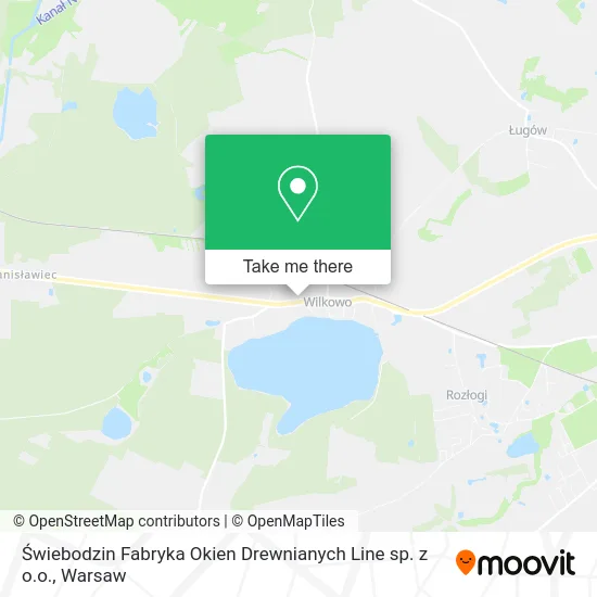 Карта Świebodzin Fabryka Okien Drewnianych Line sp. z o.o.