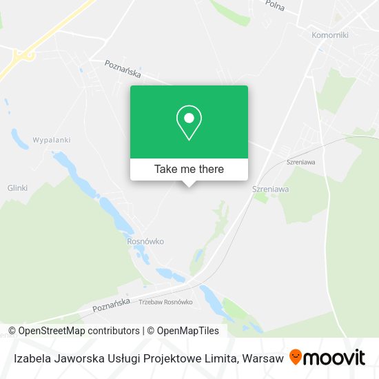 Izabela Jaworska Usługi Projektowe Limita map