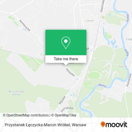 Przystanek Łęczycka-Marcin Wróbel map