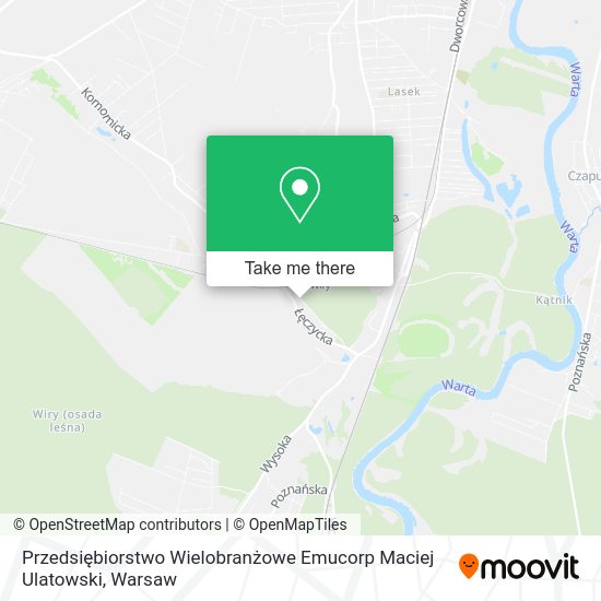 Przedsiębiorstwo Wielobranżowe Emucorp Maciej Ulatowski map