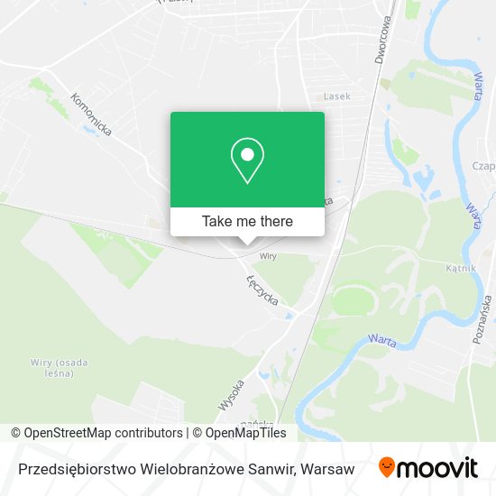 Przedsiębiorstwo Wielobranżowe Sanwir map