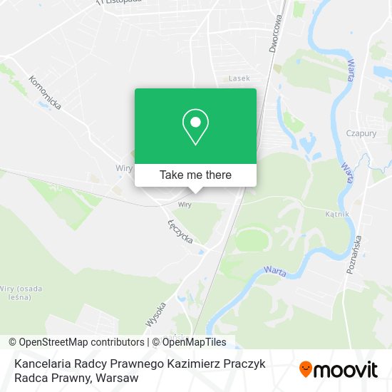 Kancelaria Radcy Prawnego Kazimierz Praczyk Radca Prawny map