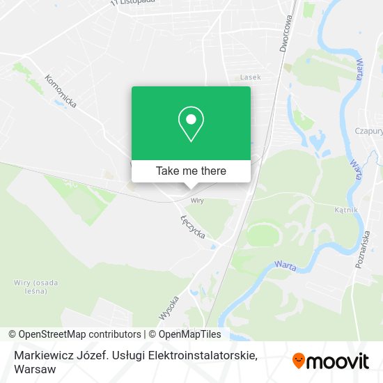 Markiewicz Józef. Usługi Elektroinstalatorskie map