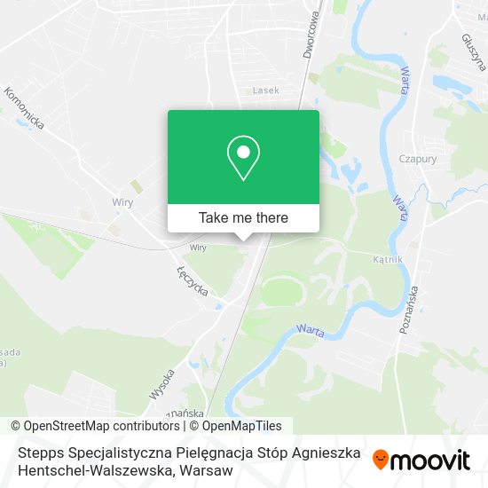 Stepps Specjalistyczna Pielęgnacja Stóp Agnieszka Hentschel-Walszewska map