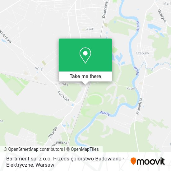 Bartiment sp. z o.o. Przedsiębiorstwo Budowlano - Elektryczne map