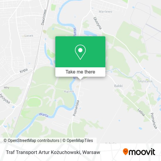 Traf Transport Artur Kożuchowski map