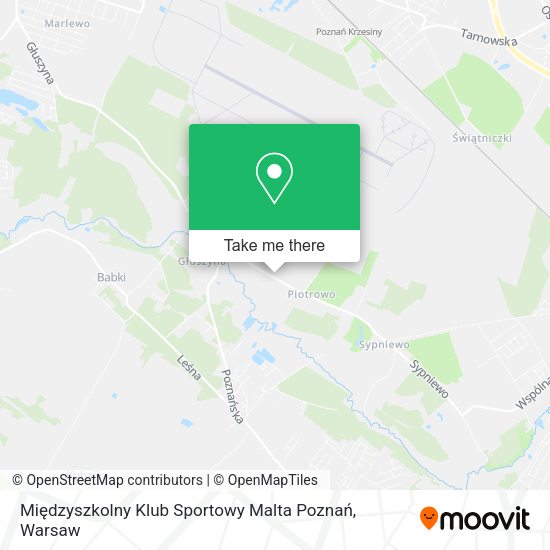 Międzyszkolny Klub Sportowy Malta Poznań map