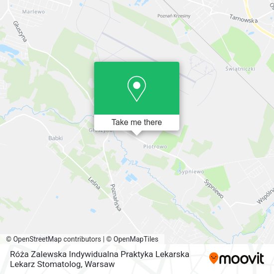 Róża Zalewska Indywidualna Praktyka Lekarska Lekarz Stomatolog map