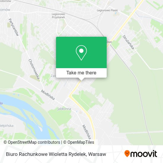 Biuro Rachunkowe Wioletta Rydelek map