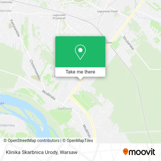 Карта Klinika Skarbnica Urody