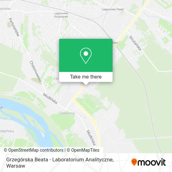 Grzegórska Beata - Laboratorium Analityczne map