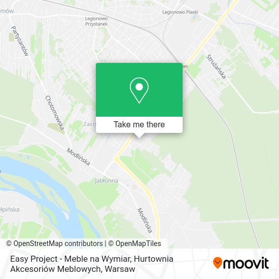 Карта Easy Project - Meble na Wymiar, Hurtownia Akcesoriów Meblowych