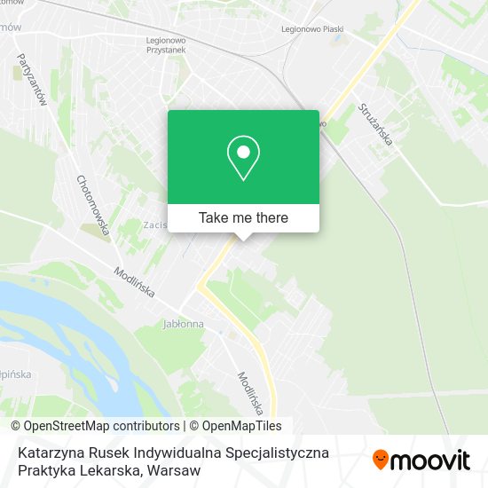 Katarzyna Rusek Indywidualna Specjalistyczna Praktyka Lekarska map