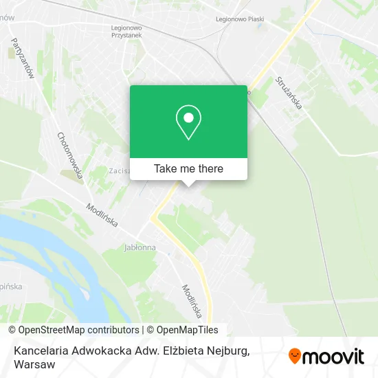 Kancelaria Adwokacka Adw. Elżbieta Nejburg map