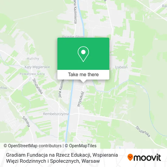 Карта Gradiam Fundacja na Rzecz Edukacji, Wspierania Więzi Rodzinnych i Społecznych