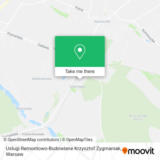 Usługi Remontowo-Budowlane Krzysztof Zygmaniak map