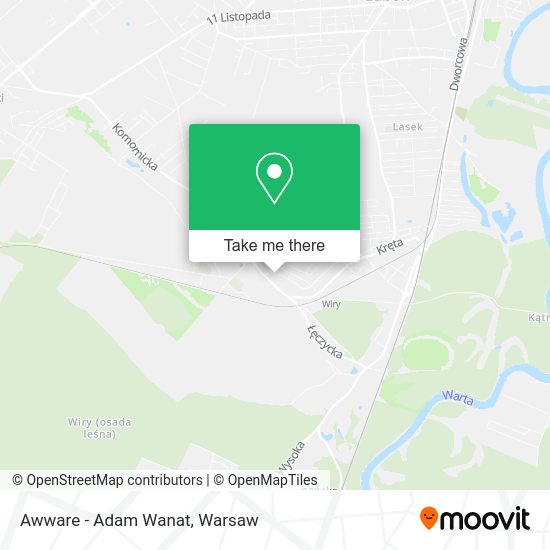 Awware - Adam Wanat map