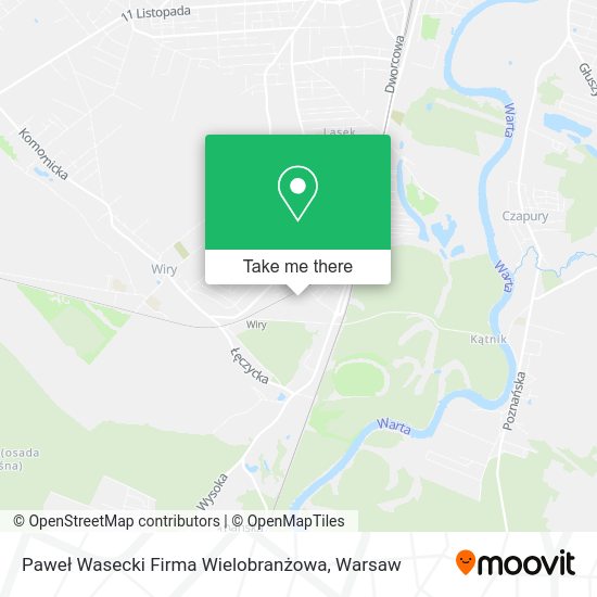 Paweł Wasecki Firma Wielobranżowa map