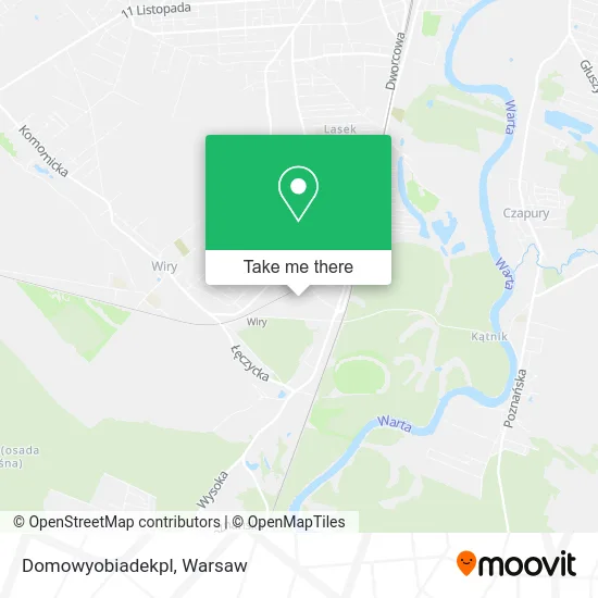 Карта Domowyobiadekpl