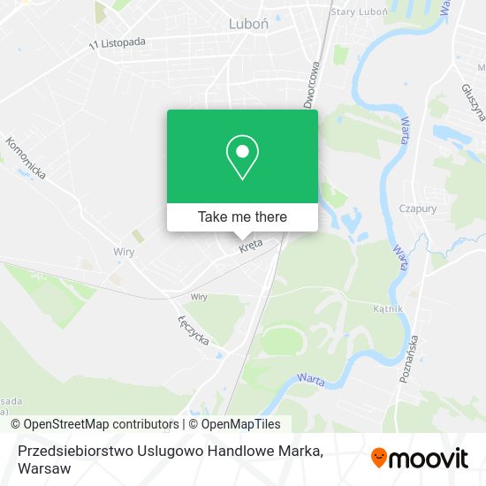 Przedsiebiorstwo Uslugowo Handlowe Marka map