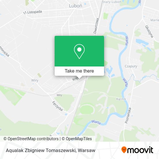 Aqualak Zbigniew Tomaszewski map