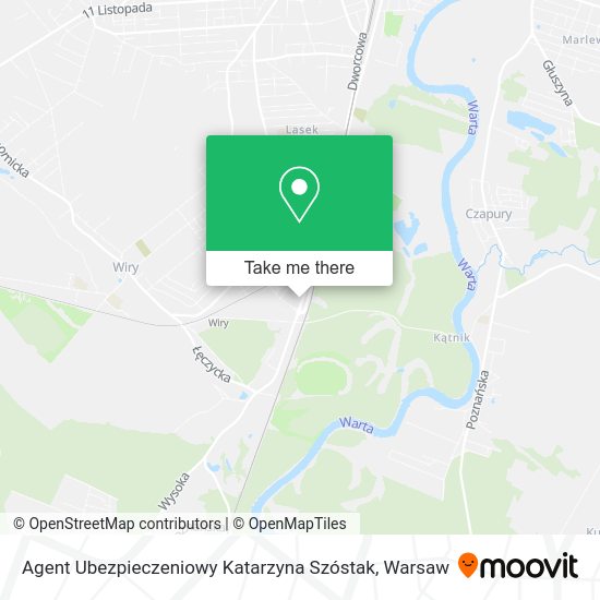 Agent Ubezpieczeniowy Katarzyna Szóstak map