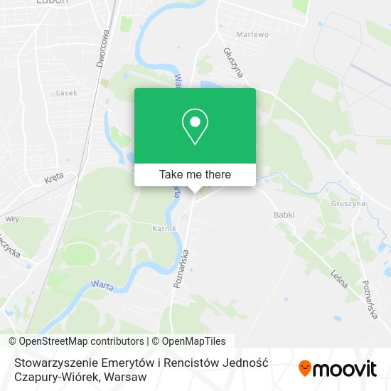 Stowarzyszenie Emerytów i Rencistów Jedność Czapury-Wiórek map