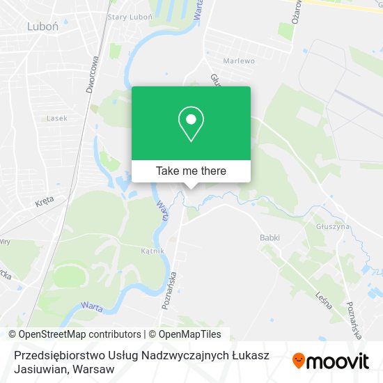 Przedsiębiorstwo Usług Nadzwyczajnych Łukasz Jasiuwian map