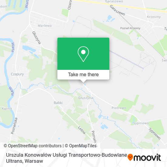 Urszula Konowałów Usługi Transportowo-Budowlane Ultrans map