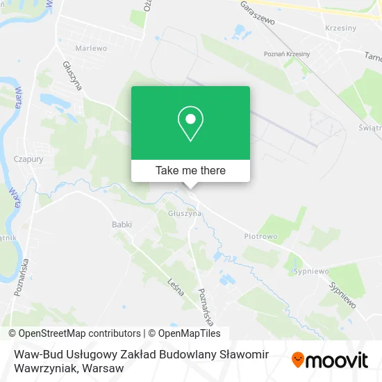 Карта Waw-Bud Usługowy Zakład Budowlany Sławomir Wawrzyniak