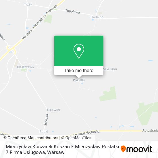 Mieczysław Koszarek Koszarek Mieczysław Poklatki 7 Firma Usługowa map