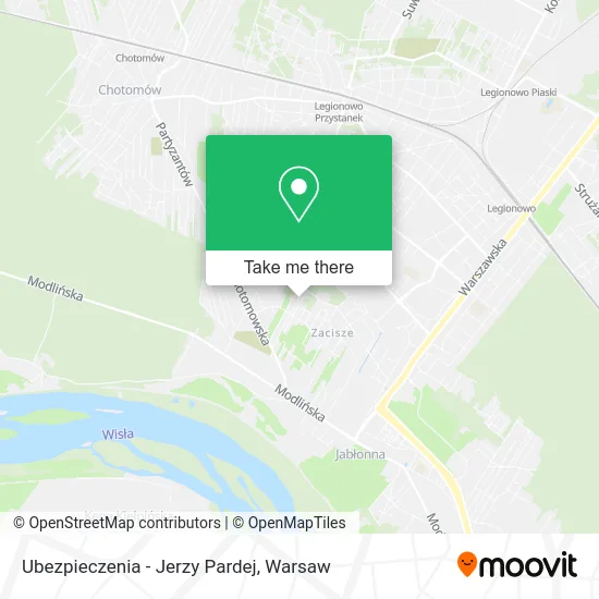 Ubezpieczenia - Jerzy Pardej map