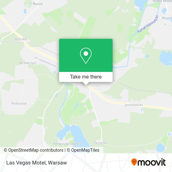 Las Vegas Motel map