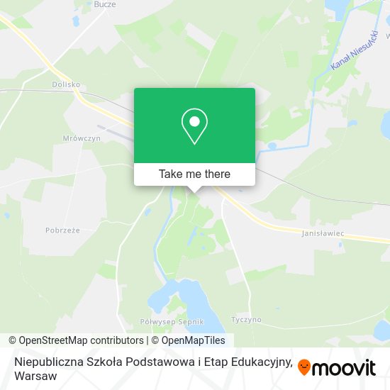 Niepubliczna Szkoła Podstawowa i Etap Edukacyjny map