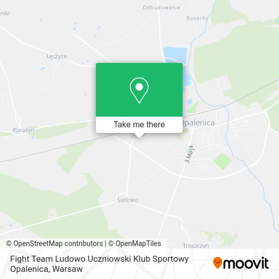 Fight Team Ludowo Uczniowski Klub Sportowy Opalenica map