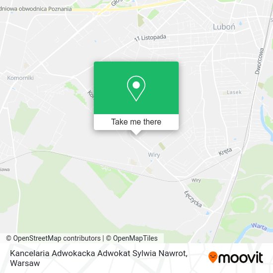 Kancelaria Adwokacka Adwokat Sylwia Nawrot map