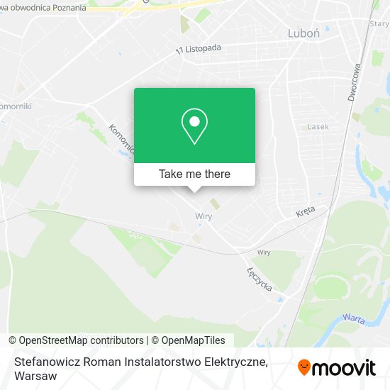 Карта Stefanowicz Roman Instalatorstwo Elektryczne