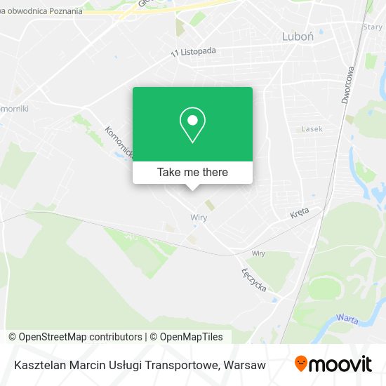 Карта Kasztelan Marcin Usługi Transportowe