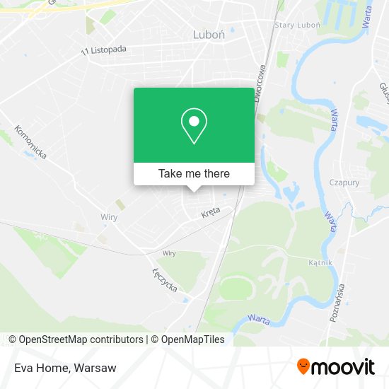 Eva Home map