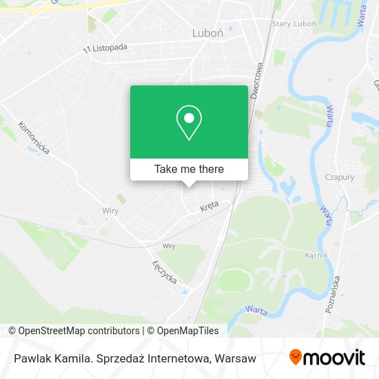 Pawlak Kamila. Sprzedaż Internetowa map