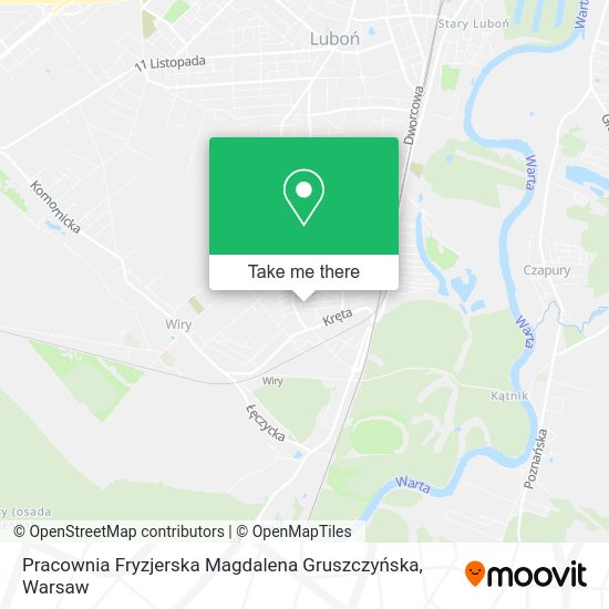 Pracownia Fryzjerska Magdalena Gruszczyńska map