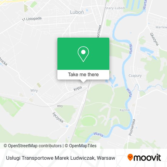 Usługi Transportowe Marek Ludwiczak map