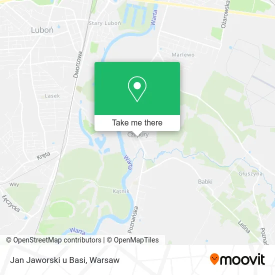 Карта Jan Jaworski u Basi